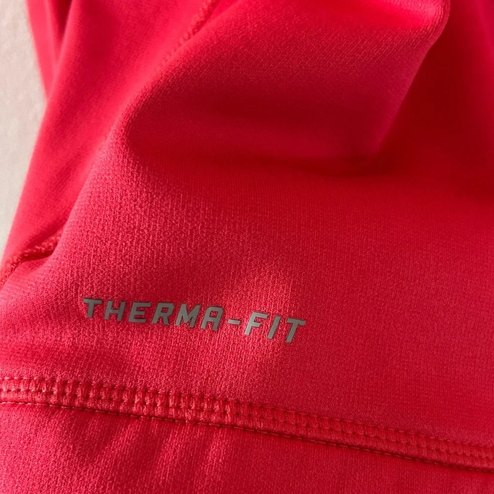 Nike Thermal-Fit Full Zip Hoodie Jacket Red Sz L Activewear Outdoor Streetwear